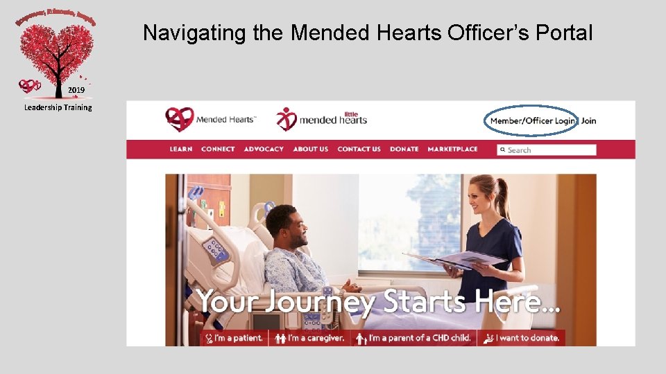 Navigating the Mended Hearts Officer’s Portal 2019 Leadership Training 