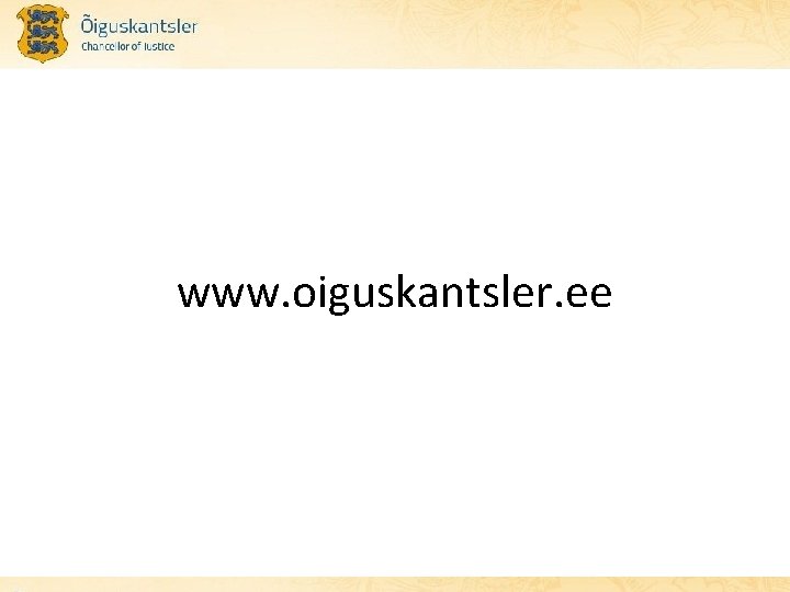 www. oiguskantsler. ee 