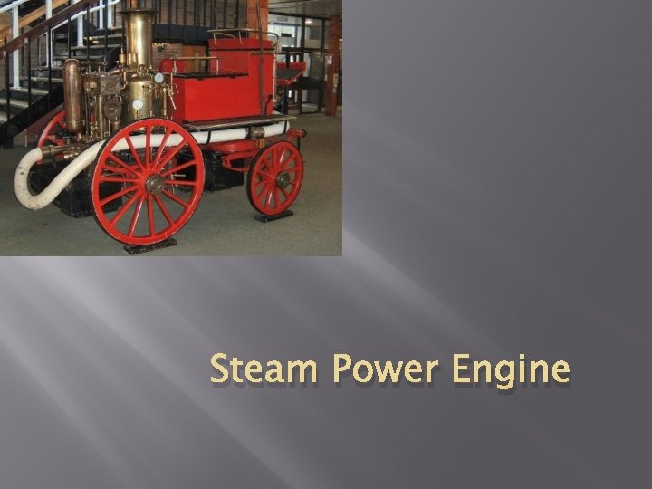 Steam Power Engine 