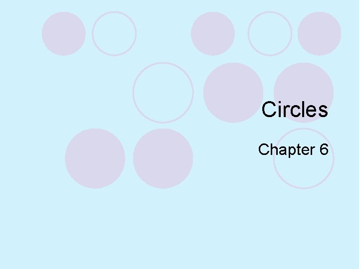 Circles Chapter 6 