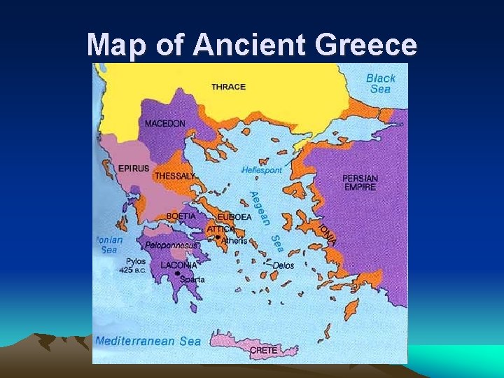 Map of Ancient Greece 