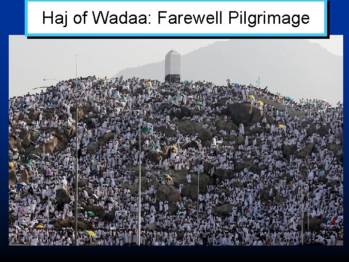 Haj of Wadaa: Farewell Pilgrimage 