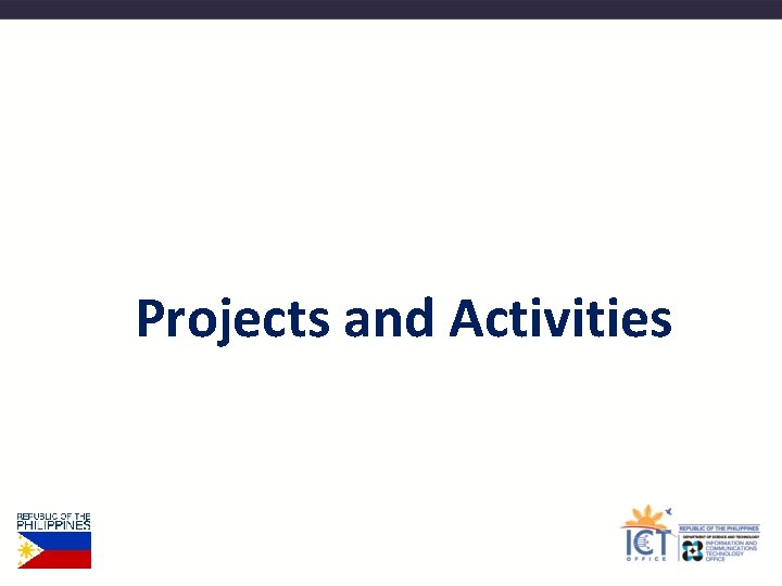 Projects and Activities 