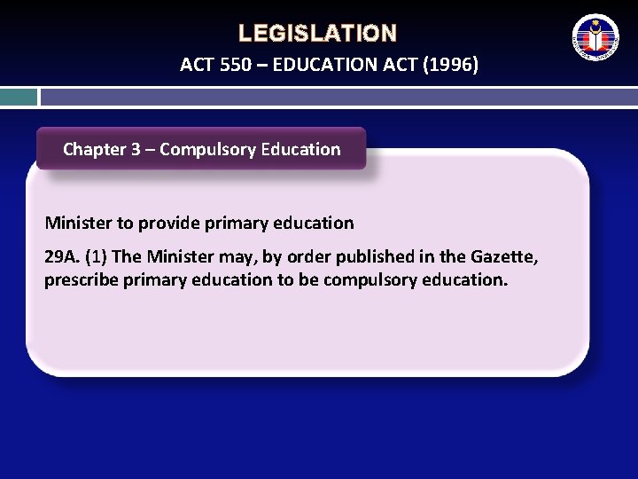 Inclusive Education In Malaysia Country Report 2011 National