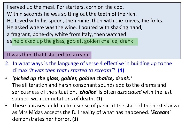 I served up the meal. For starters, corn on the cob. Within seconds he I served up the meal. For starters, corn on the cob. Within seconds he