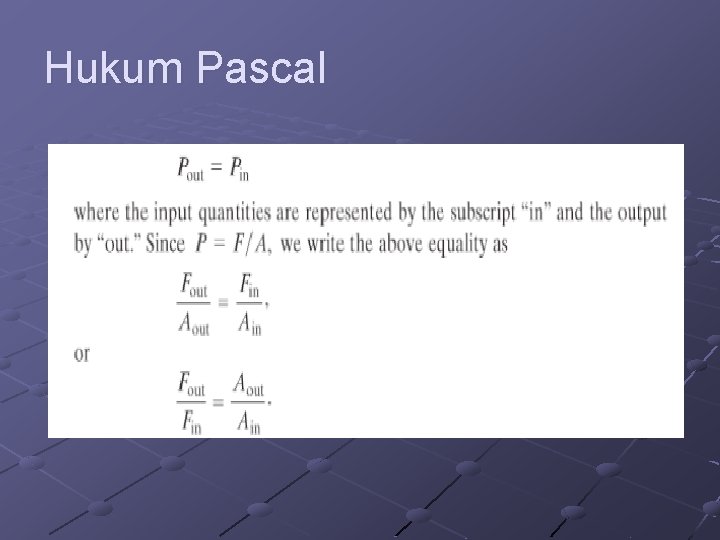 Hukum Pascal Hukum Pascal