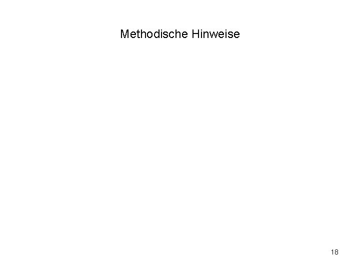 Methodische Hinweise 18 