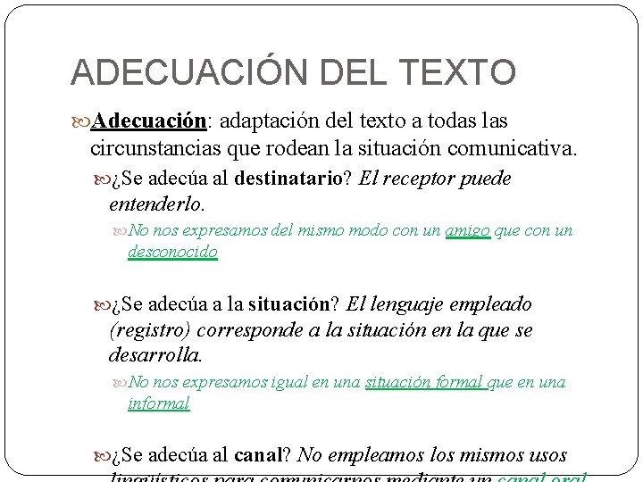EL TEXTO Y SUS PROPIEDADES Qu es el