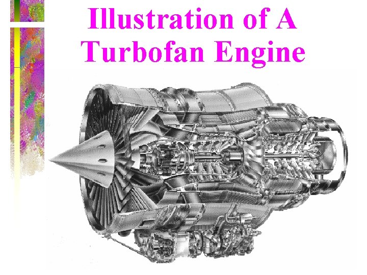 Illustration of A Turbofan Engine 