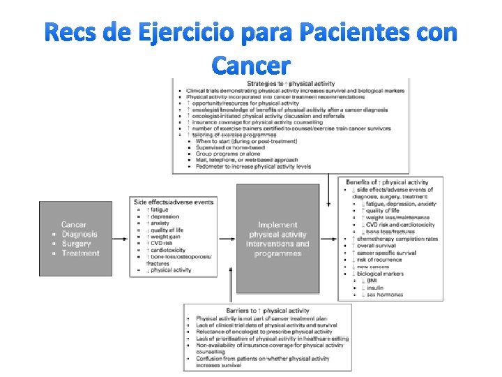 Recs de Ejercicio para Pacientes con Cancer 