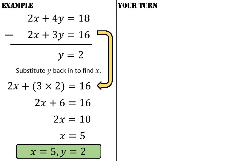 example Your Turn example Your Turn