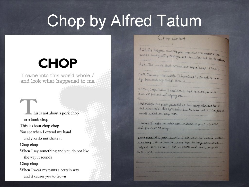 Chop by Alfred Tatum 