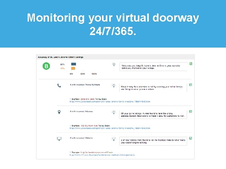Monitoring your virtual doorway 24/7/365. 