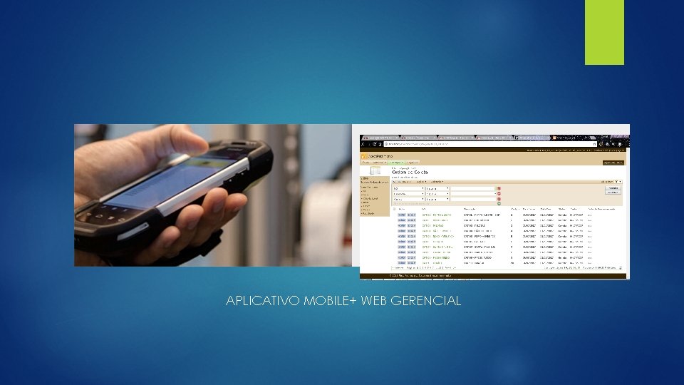 APLICATIVO MOBILE+ WEB GERENCIAL 