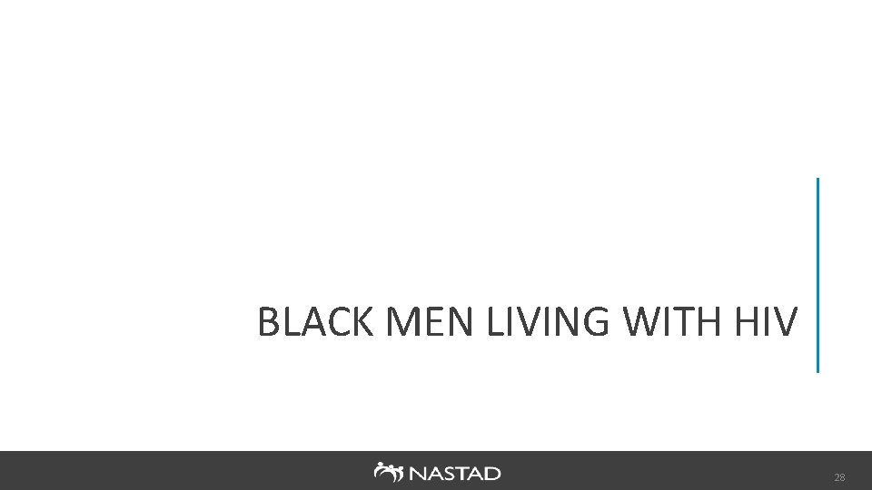 BLACK MEN LIVING WITH HIV 28 