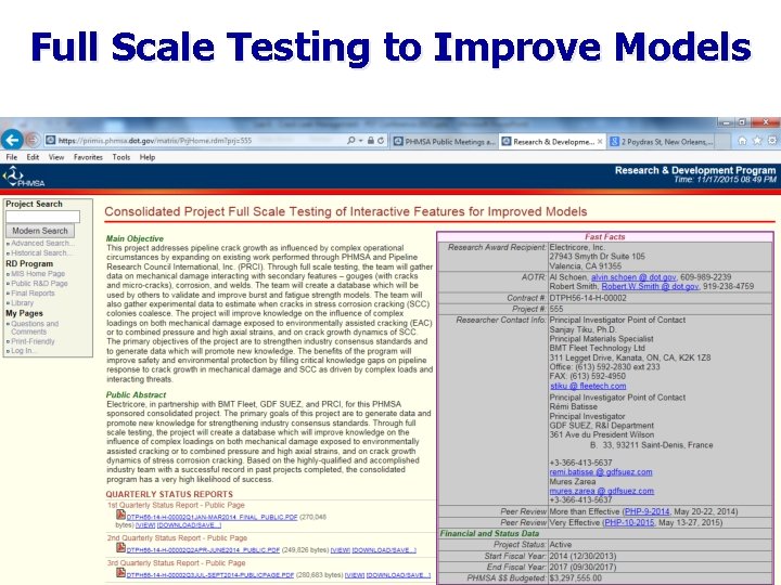 Full Scale Testing to Improve Models - 19 - 