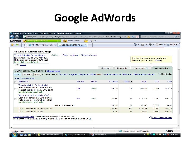 Google Ad. Words 