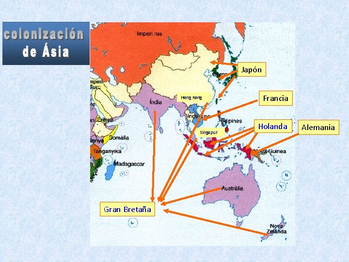 Japón Hong Kong Singapur Gran Bretaña Francia Holanda Alemania Japón Hong Kong Singapur Gran Bretaña Francia Holanda Alemania