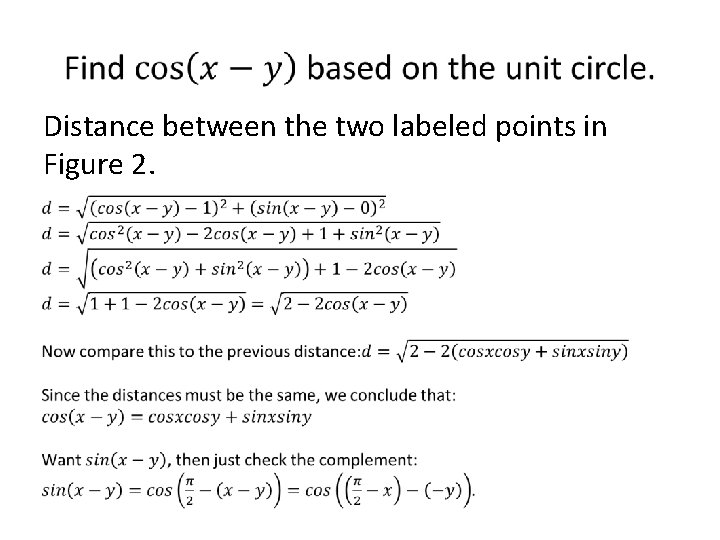 Distance between the two labeled points in Figure 2. Distance between the two labeled points in Figure 2.