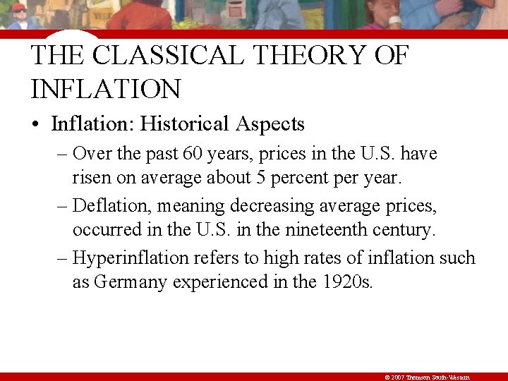 THE CLASSICAL THEORY OF INFLATION • Inflation: Historical Aspects – Over the past 60