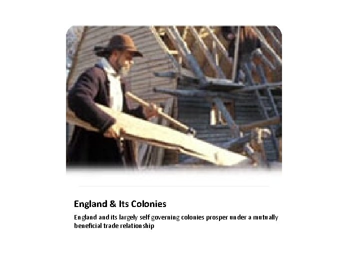England & Its Colonies England its largely self governing colonies prosper under a mutually England & Its Colonies England its largely self governing colonies prosper under a mutually