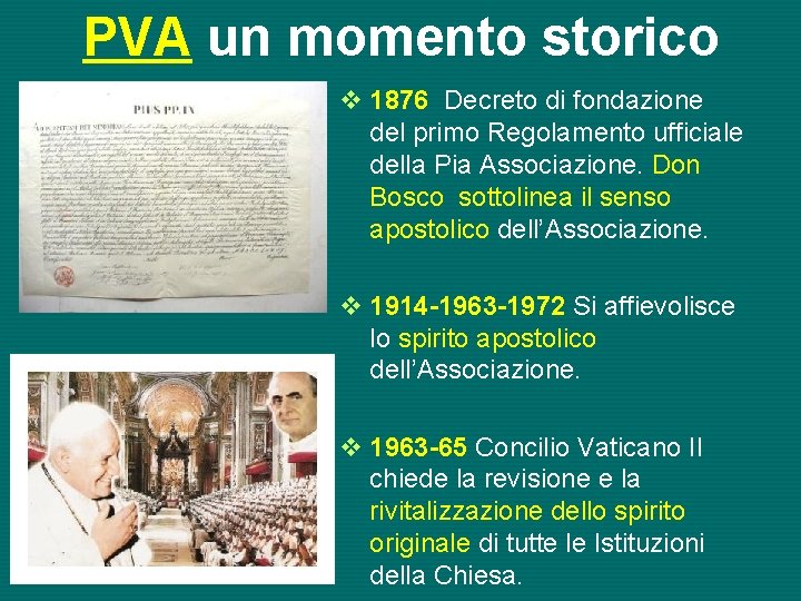 PVA un momento storico v 1876 Decreto di fondazione del primo Regolamento ufficiale della