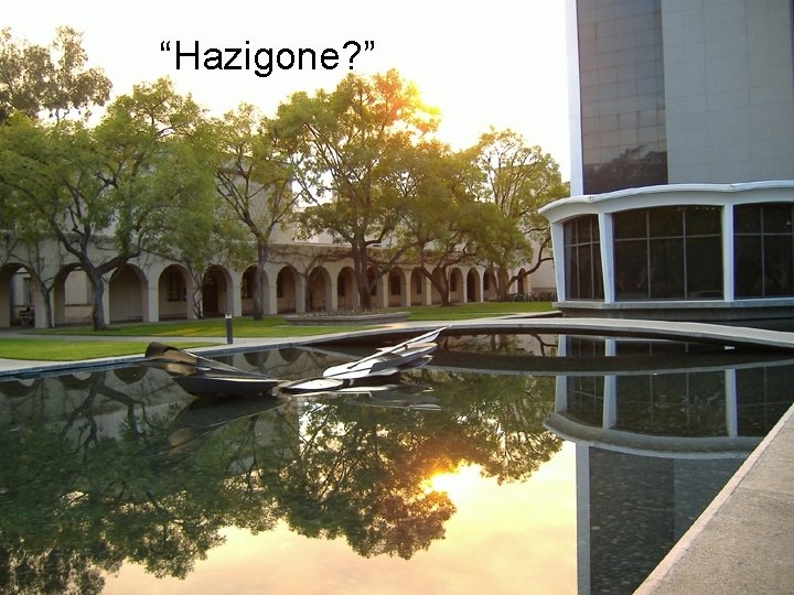 “Hazigone? ” “Hazigone? ”