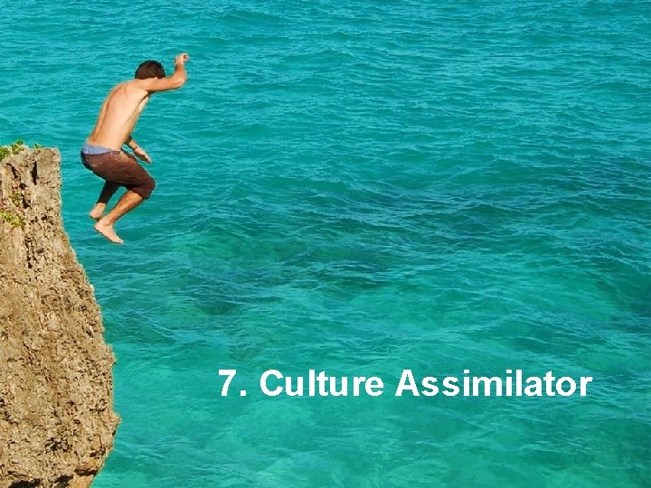 7. Culture Assimilator 7. Culture Assimilator