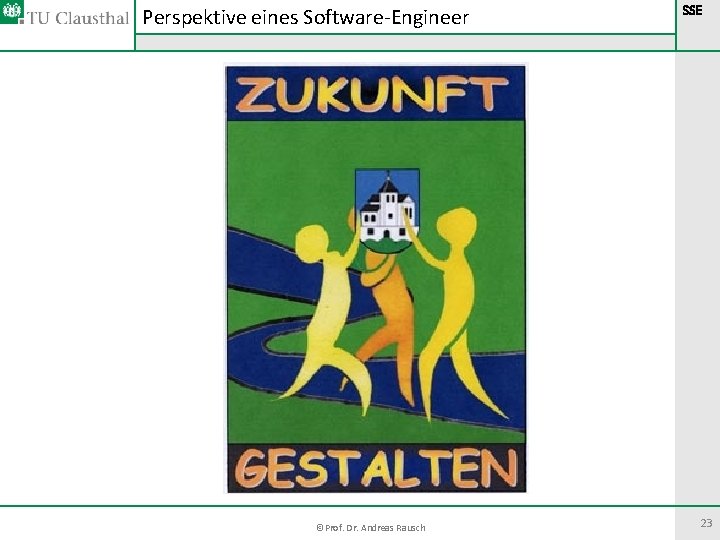 Perspektive eines Software-Engineer ©Prof. Dr. Andreas Rausch SSE 23 Perspektive eines Software-Engineer ©Prof. Dr. Andreas Rausch SSE 23