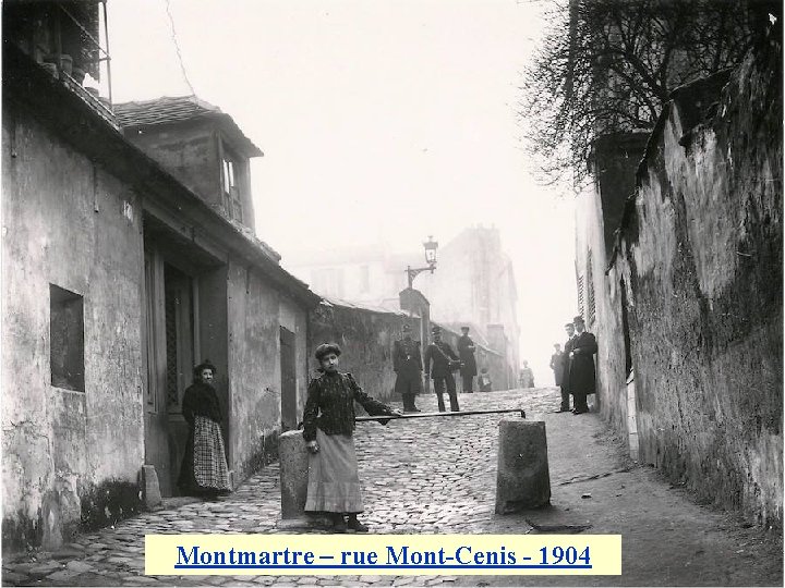 Montmartre – rue Mont-Cenis - 1904 