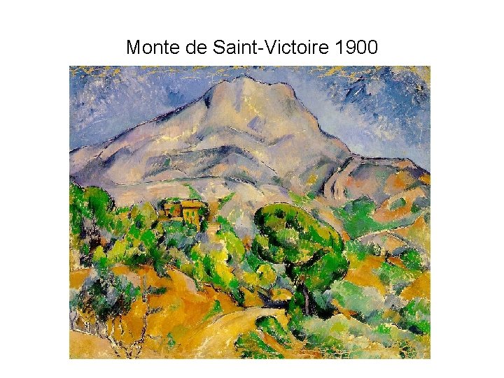 Monte de Saint-Victoire 1900 