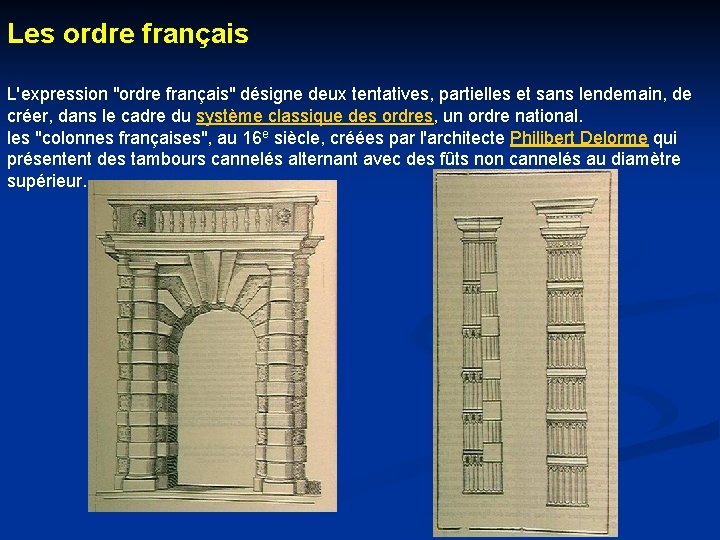 Les ordre français L'expression "ordre français" désigne deux tentatives, partielles et sans lendemain, de Les ordre français L'expression "ordre français" désigne deux tentatives, partielles et sans lendemain, de