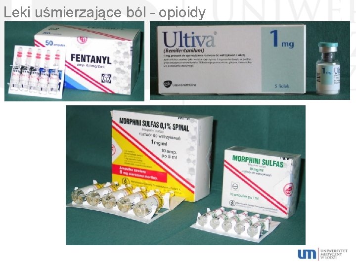 Leki uśmierzające ból – opioidy 