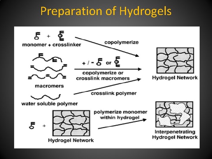 Preparation of Hydrogels 