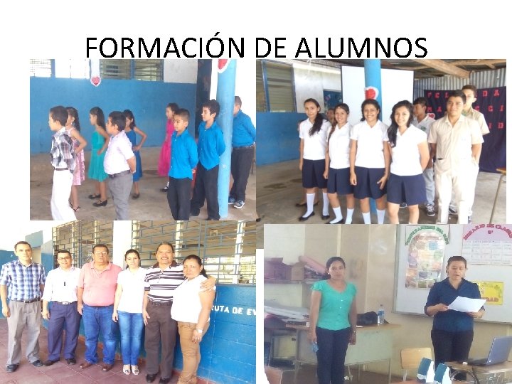 FORMACIÓN DE ALUMNOS 