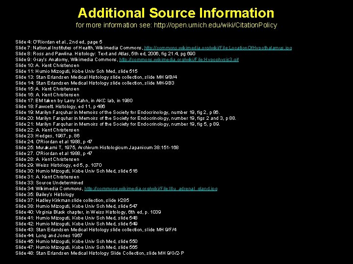 Additional Source Information for more information see: http: //open. umich. edu/wiki/Citation. Policy Slide 4: