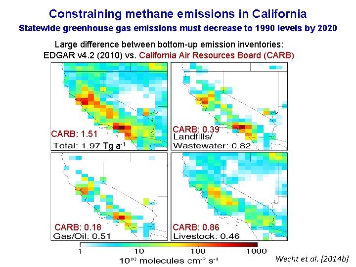 Constraining methane emissions in California Statewide greenhouse gas emissions must decrease to 1990 levels