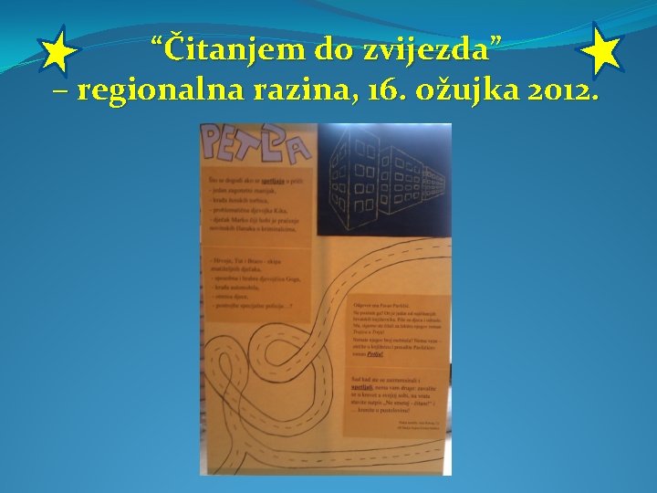  “Čitanjem do zvijezda” – regionalna razina, 16. ožujka 2012. 