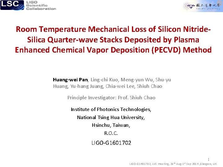 Room Temperature Mechanical Loss of Silicon Nitride. Silica Quarter-wave Stacks Deposited by Plasma Enhanced