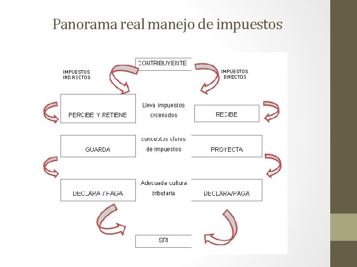 Panorama real manejo de impuestos 