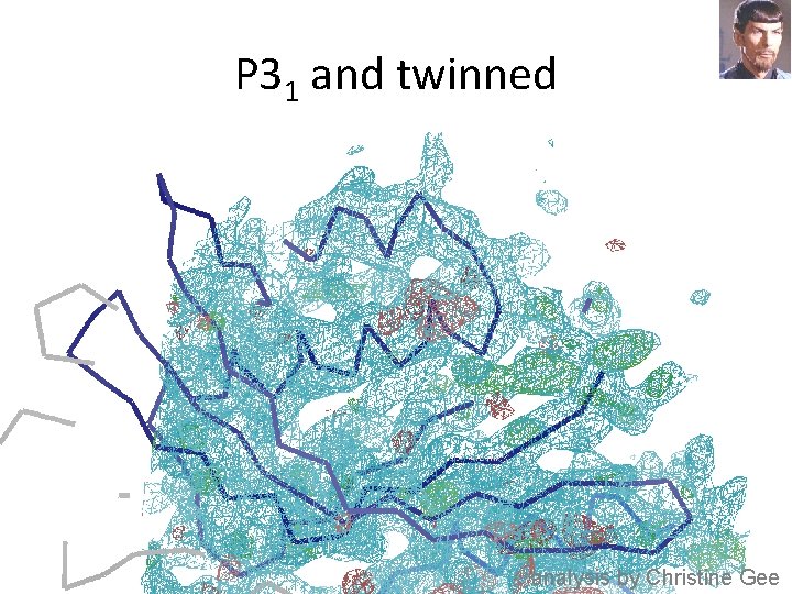 P 31 and twinned analysis by Christine Gee 