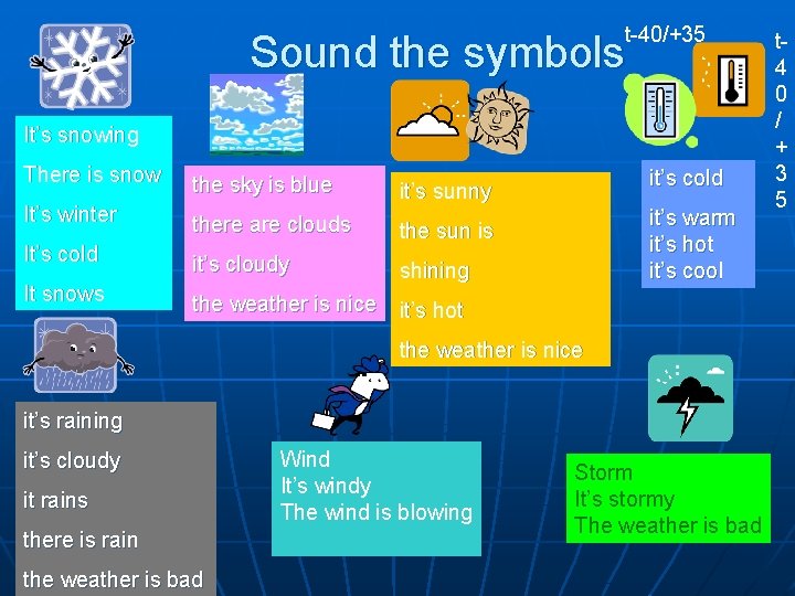 t-40/+35 Sound the symbols It’s snowing There is snow the sky is blue It’s t-40/+35 Sound the symbols It’s snowing There is snow the sky is blue It’s