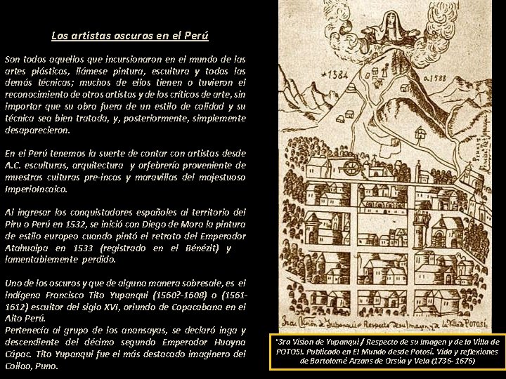 Los artistas oscuros en el Perú Son todos aquellos que incursionaron en el mundo Los artistas oscuros en el Perú Son todos aquellos que incursionaron en el mundo