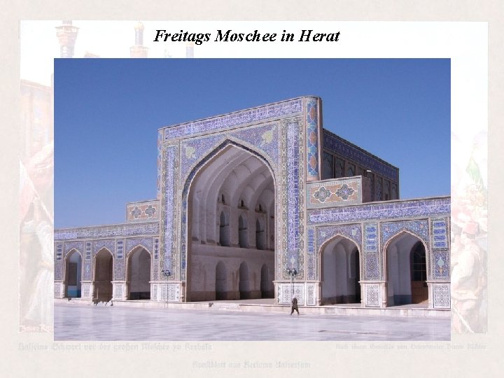 Freitags Moschee in Herat Freitags Moschee in Herat