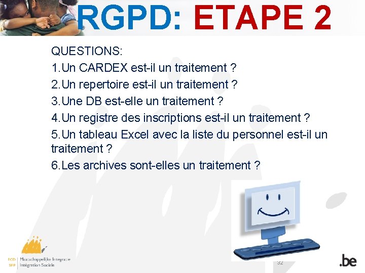 RGPD: ETAPE 2 QUESTIONS: 1. Un CARDEX est-il un traitement ? 2. Un repertoire