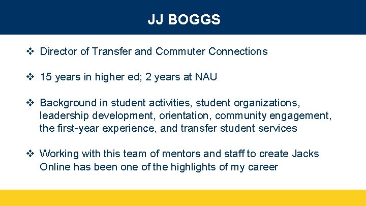 JJ BOGGS v Director of Transfer and Commuter Connections v 15 years in higher
