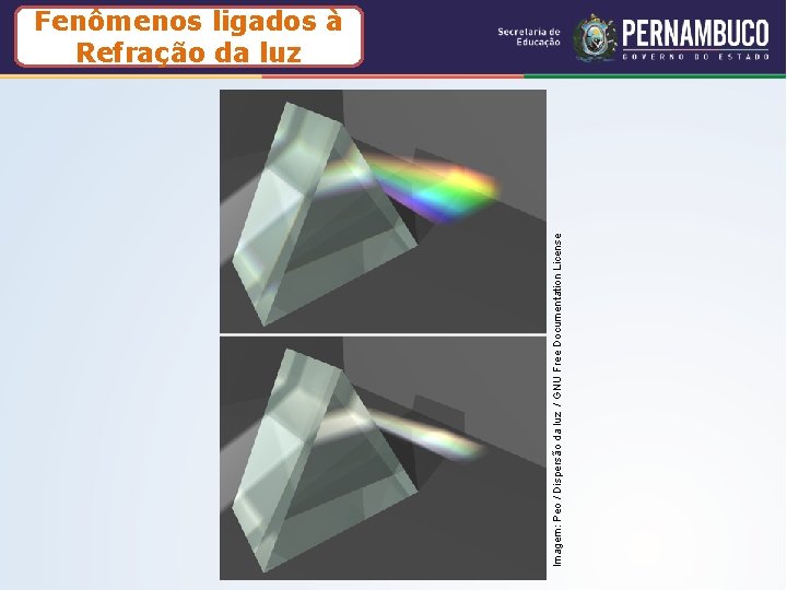 Imagem: Peo / Dispersão da luz / GNU Free Documentation License Fenômenos ligados à Imagem: Peo / Dispersão da luz / GNU Free Documentation License Fenômenos ligados à