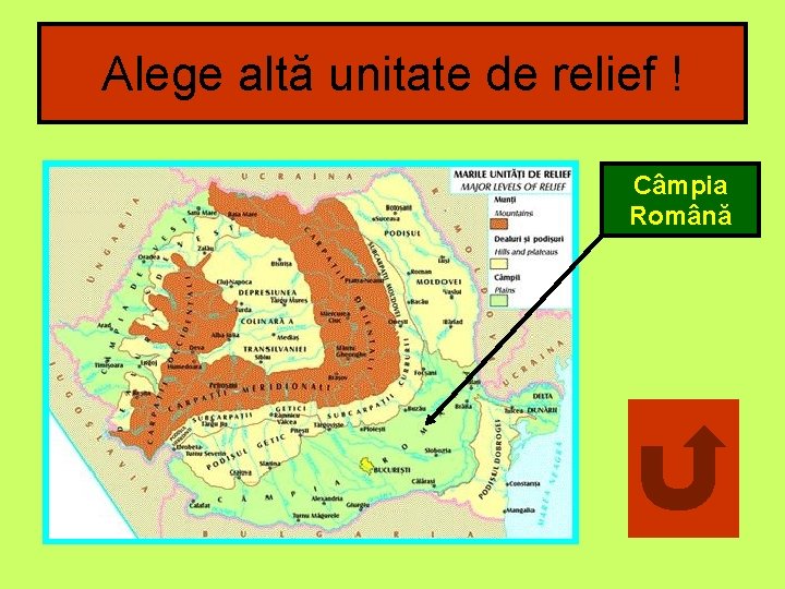 Alege altă unitate de relief ! Câmpia Română 