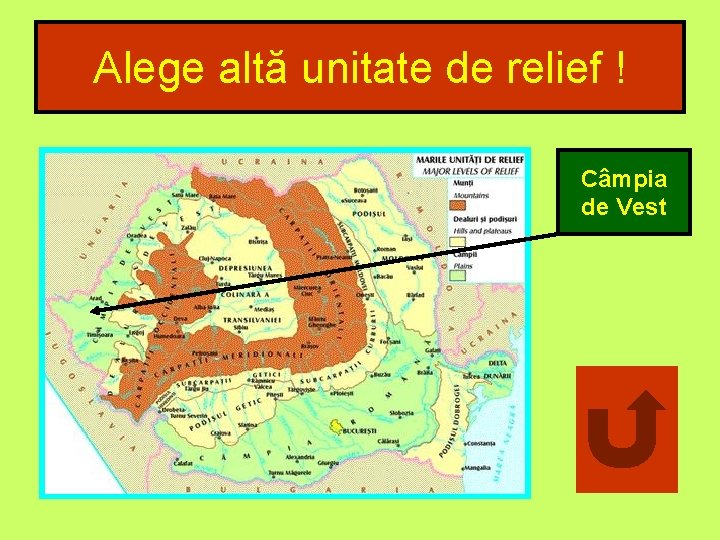 Alege altă unitate de relief ! Câmpia de Vest 