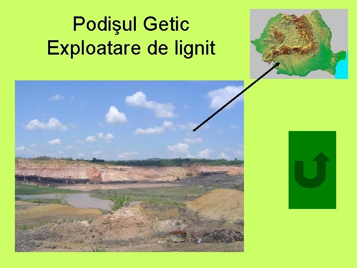 Podişul Getic Exploatare de lignit 